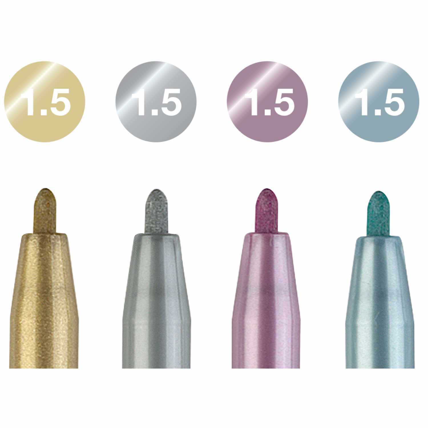 Tekenstift FC Pitt Artist Pen Metallic