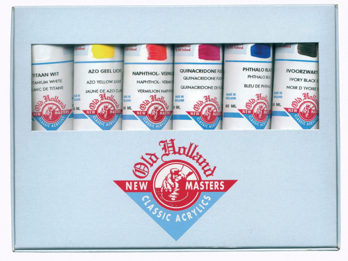 Old Holland - New Masters Acrylic Introductory Set with 6 Tubes of 60ml