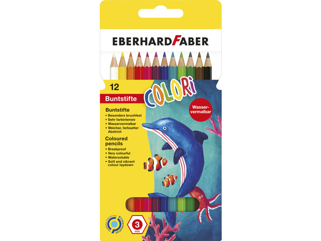 Aquarelkleurpotlood EFA kartonetui a 12 stuks