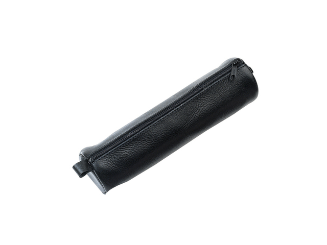 Etui Alassio echt leer zwart 21x6cm