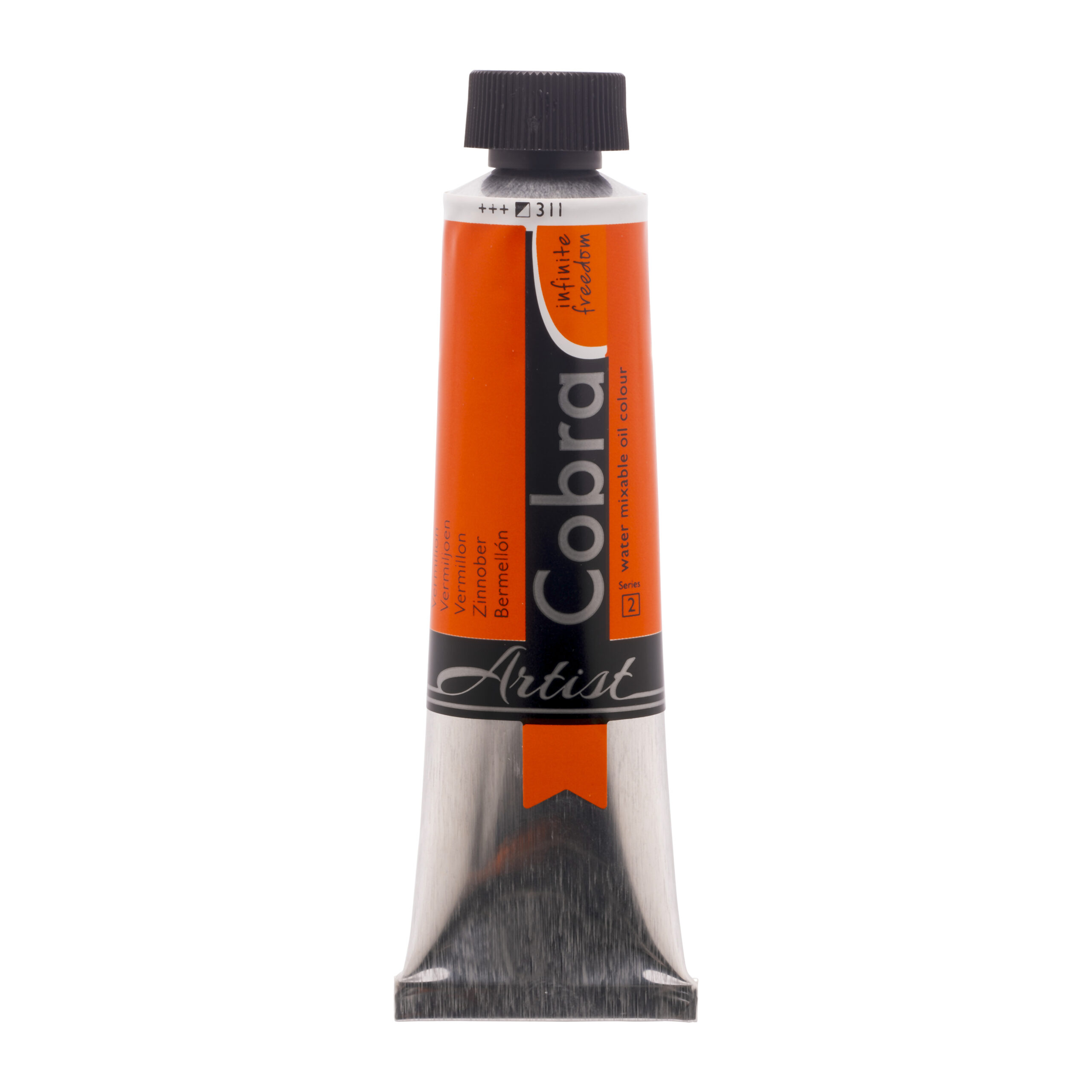 Cobra Artist Water Vermengbare Olieverf Tube 40 ml Vermiljoen 311