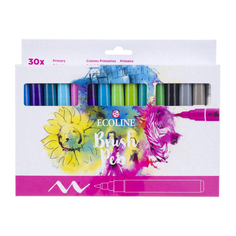 Ecoline Brush Pen set Primair | 30 colours