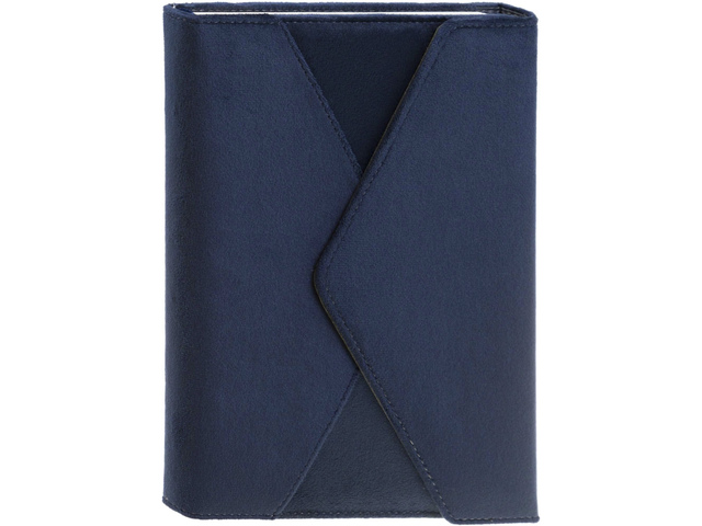 Notitieboek Eccolo Envelop Navy lijn ca.15x20cm 80gr. 256