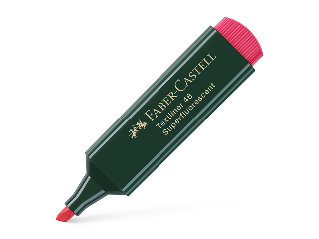 Tekstmarker FC 48 rood