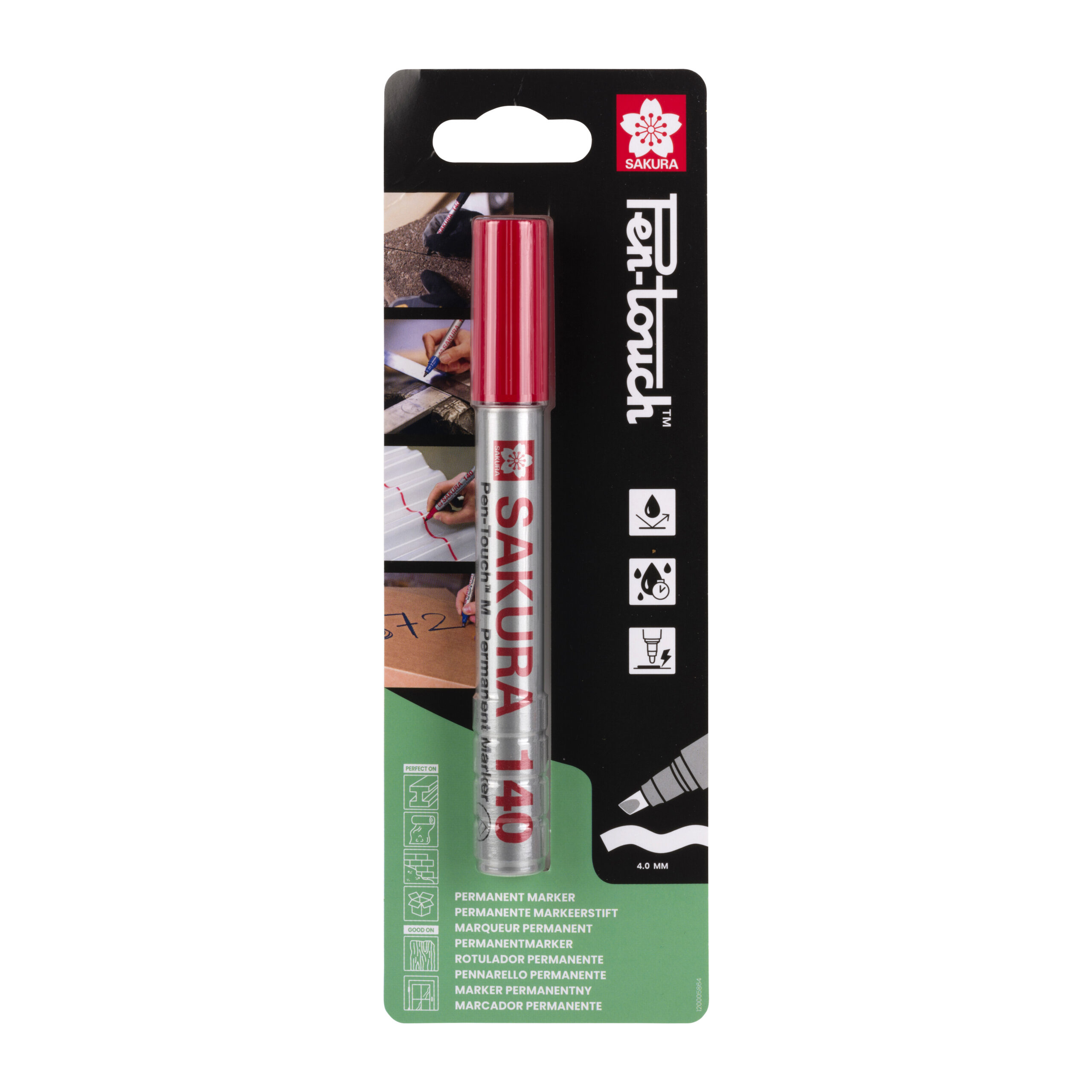 Sakura Pen-Touch 140 Rood