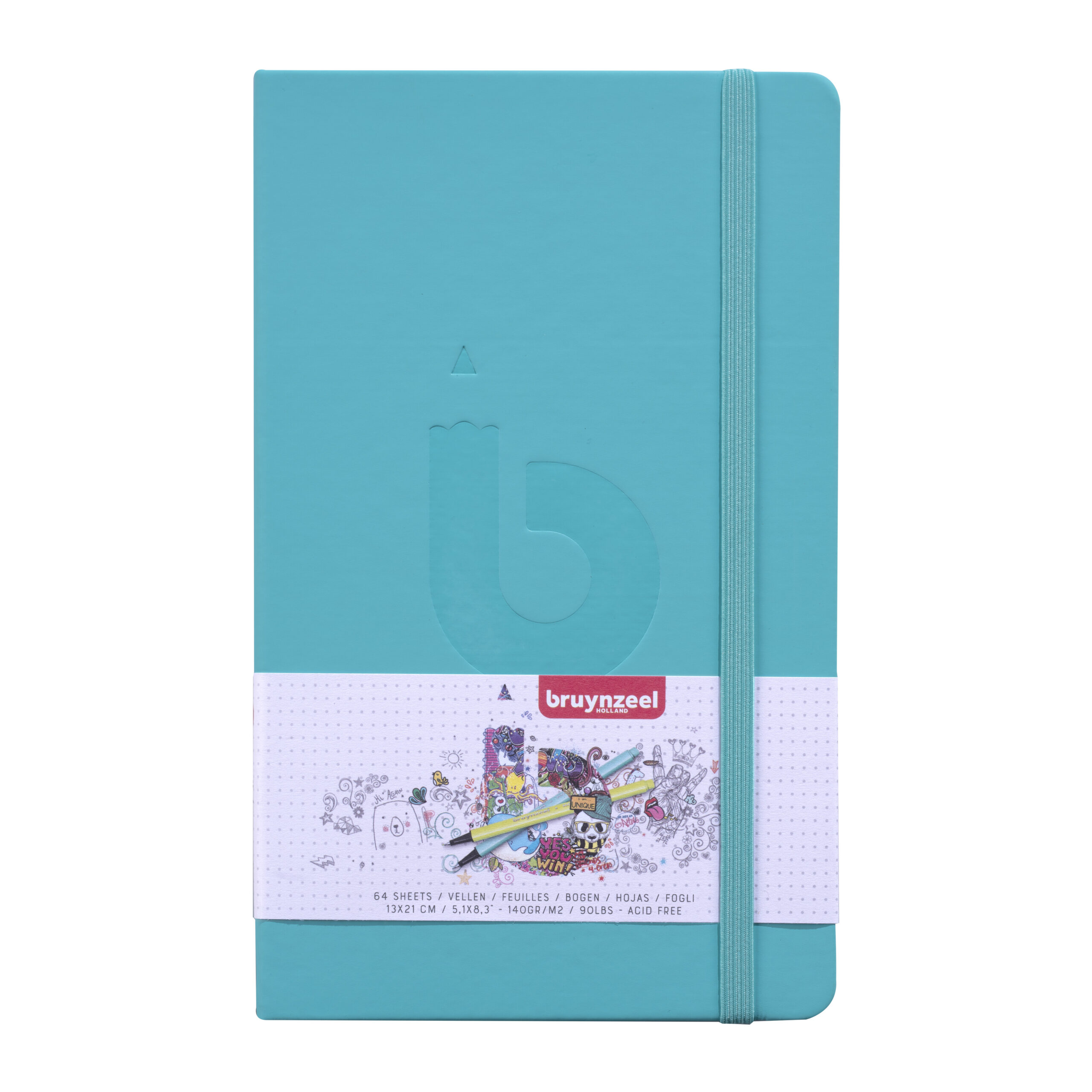 Bruynzeel Bullet Journal Groen 13x21cm 140 g/m² 64 vellen