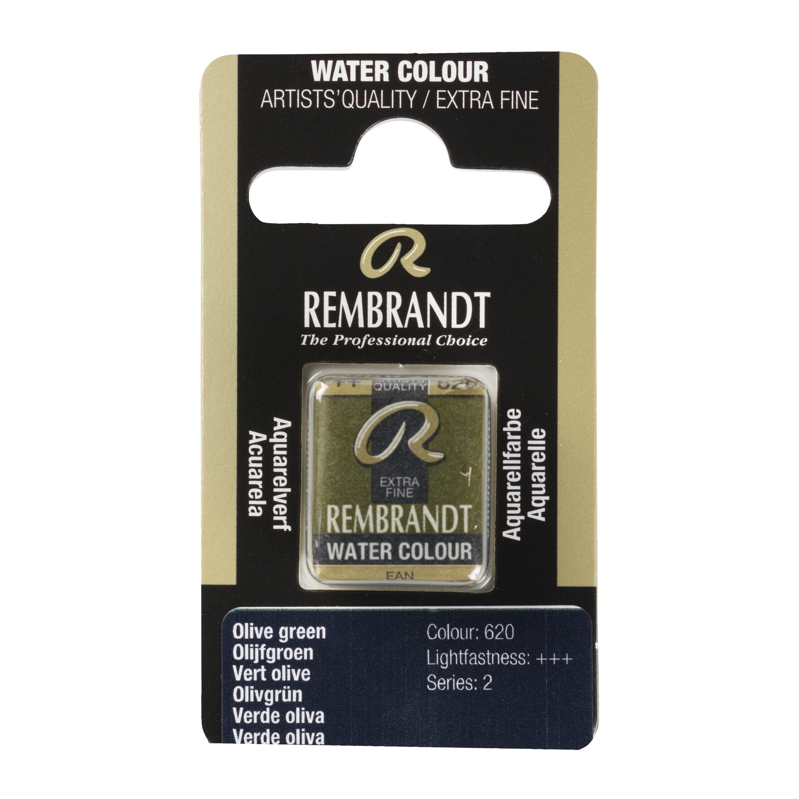 Rembrandt Aquarelverf Napje Olijfgroen 620