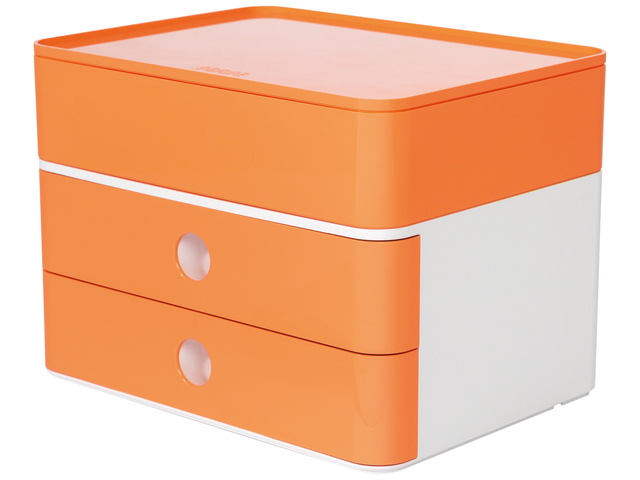 Smart-box plus Han Allison 2 lades en box,abrikoos oranje