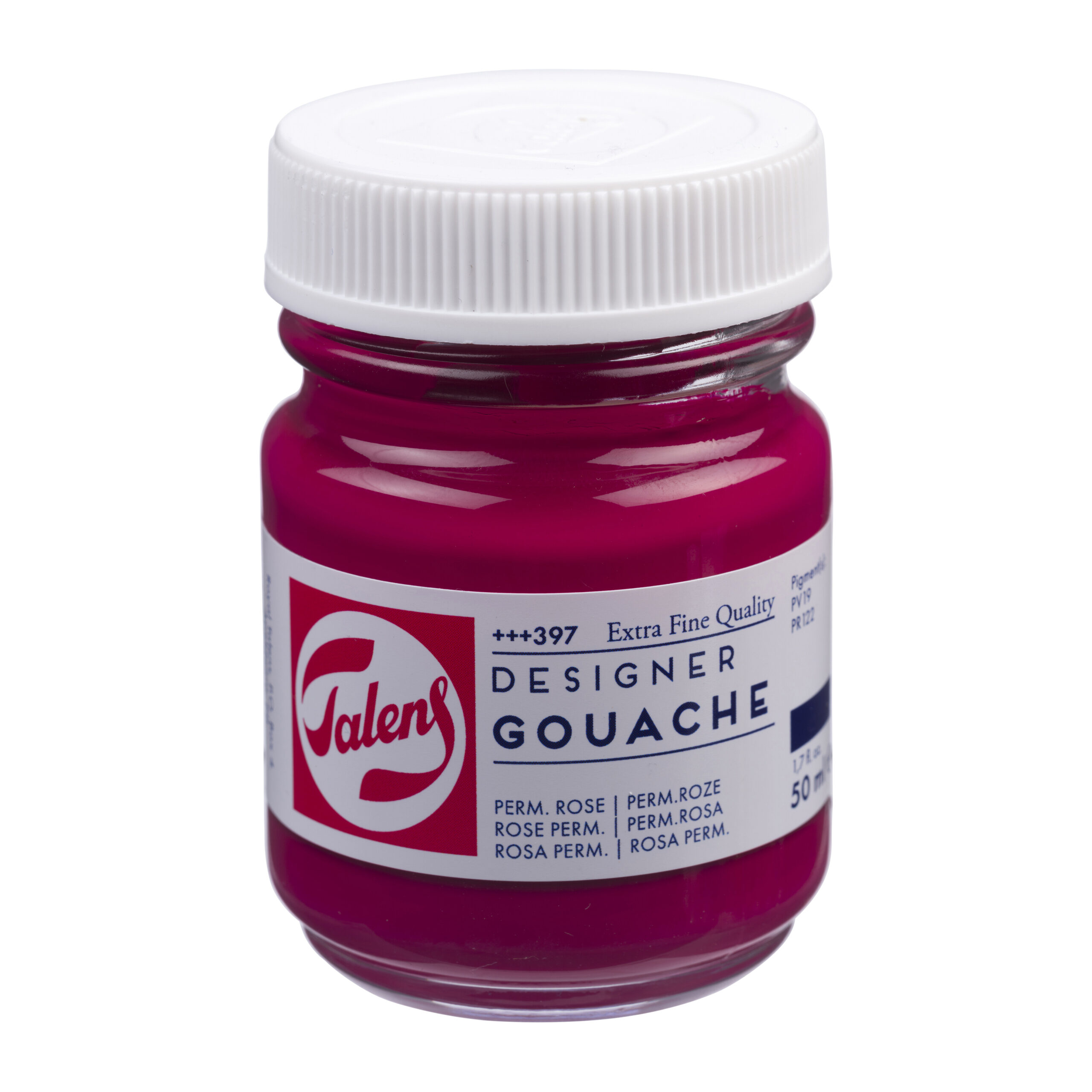 Talens Gouache Extra Fine Quality Fles 50 ml Permanentroze (Magenta) 397