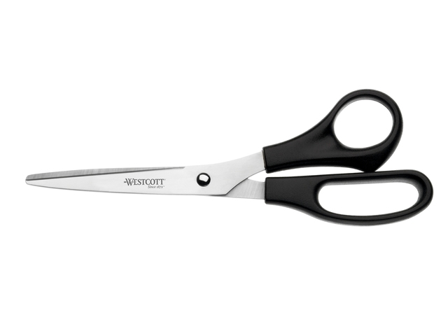 Schaar Westcott Buro RVS 21cm kunststof grip in zak