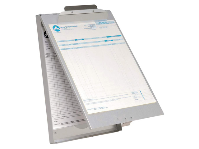 Klembord Westcott met opberg- vak aluminium A4 (9" x 12") - AC-E17003