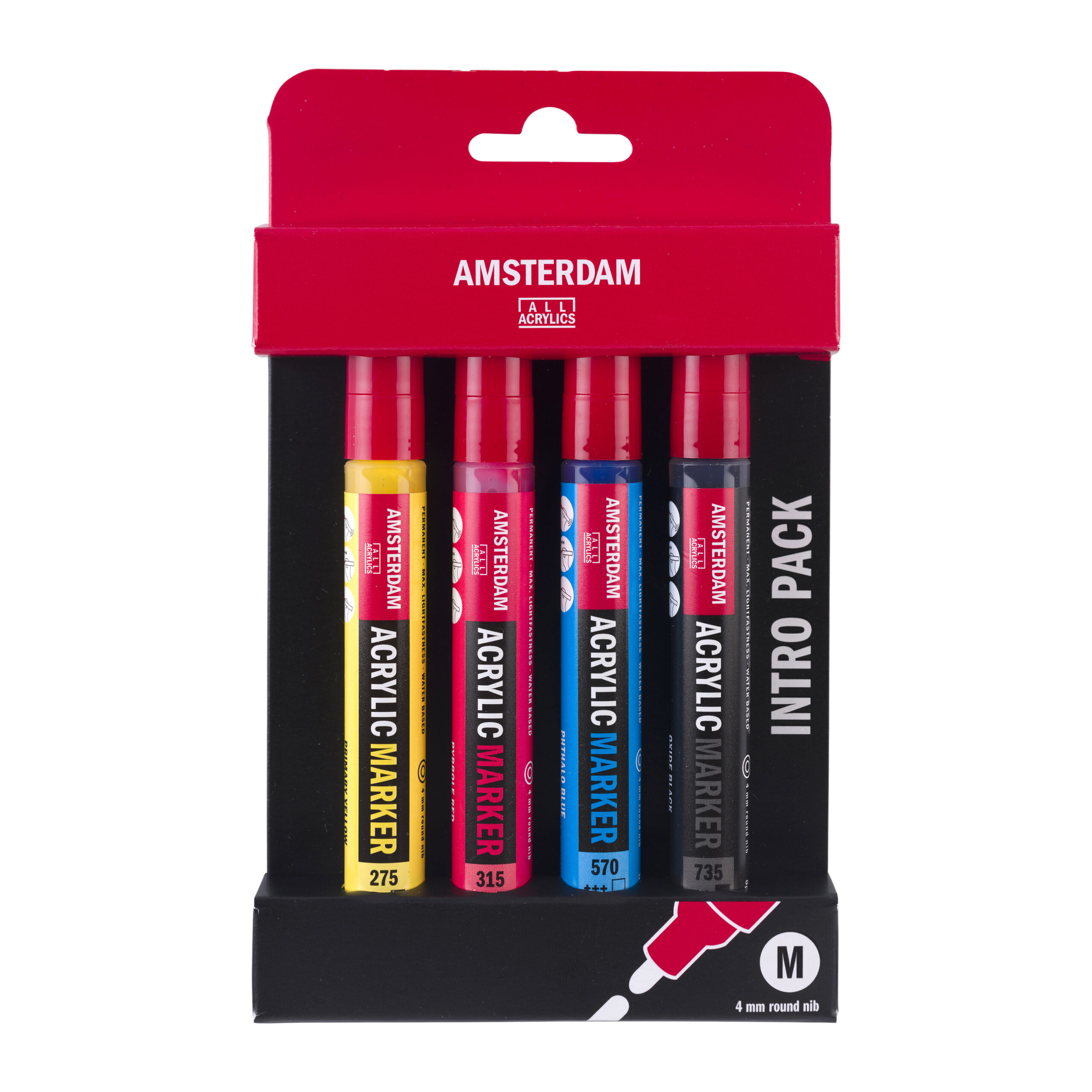 Amsterdam Marker Basic Set 4 X 4mm