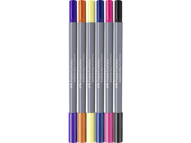 Duo aquarelmarker FC Goldfaber etui 6st. Fantasy