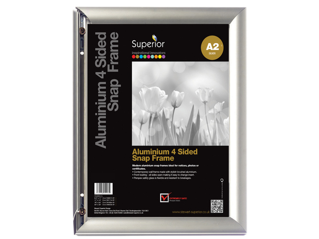 Kliklijst Seco A2 aluminium anti reflecterend aan voor-