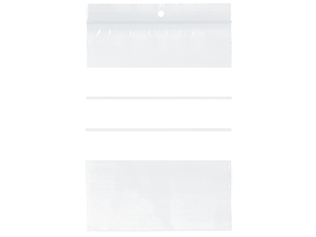 Gripzak Raadhuis 60x80mm met schrijfvlak, 100 stuks