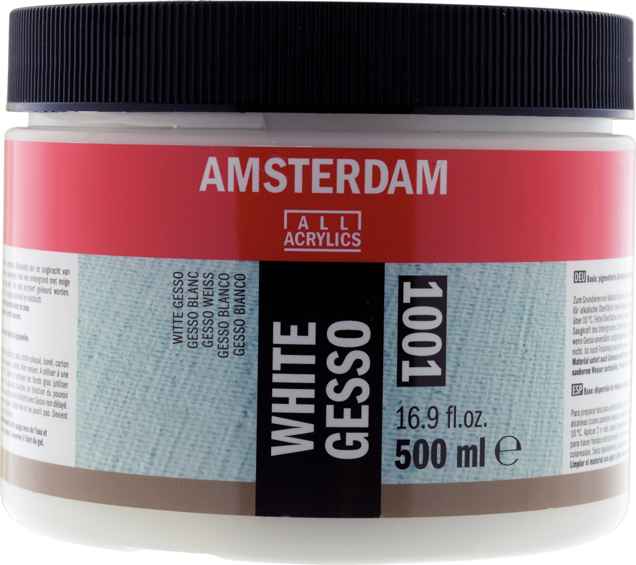 Amsterdam Wit gesso 1001 pot 500 ml