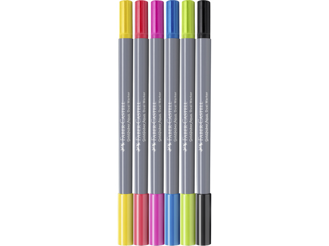 Duo aquarelmarker FC Goldfaber etui 6st.