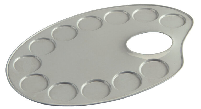 Talens Palet Metaal Ovaal 12,6 X 18,5 cm