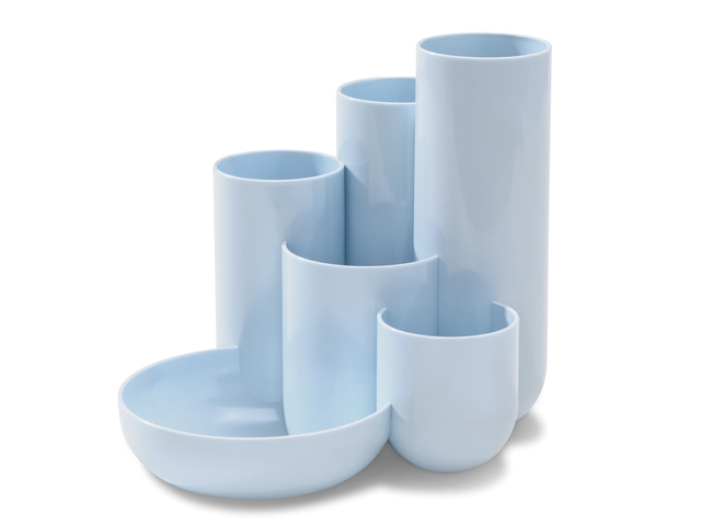 Pennenkoker HAN CAMPUS 6-vaks pastel blauw