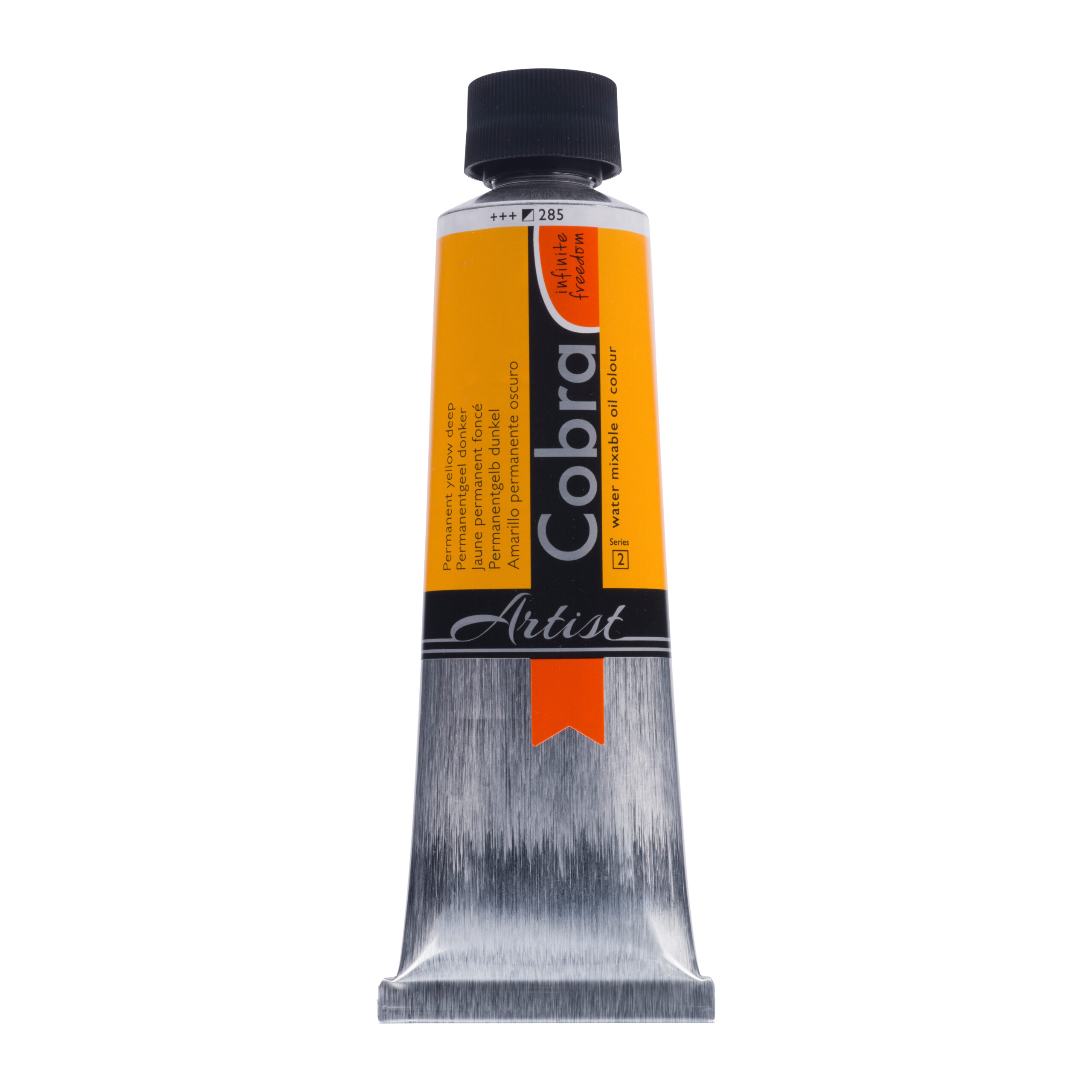 Cobra Artist Water Vermengbare Olieverf Tube 150 ml Permanentgeel Donker 285