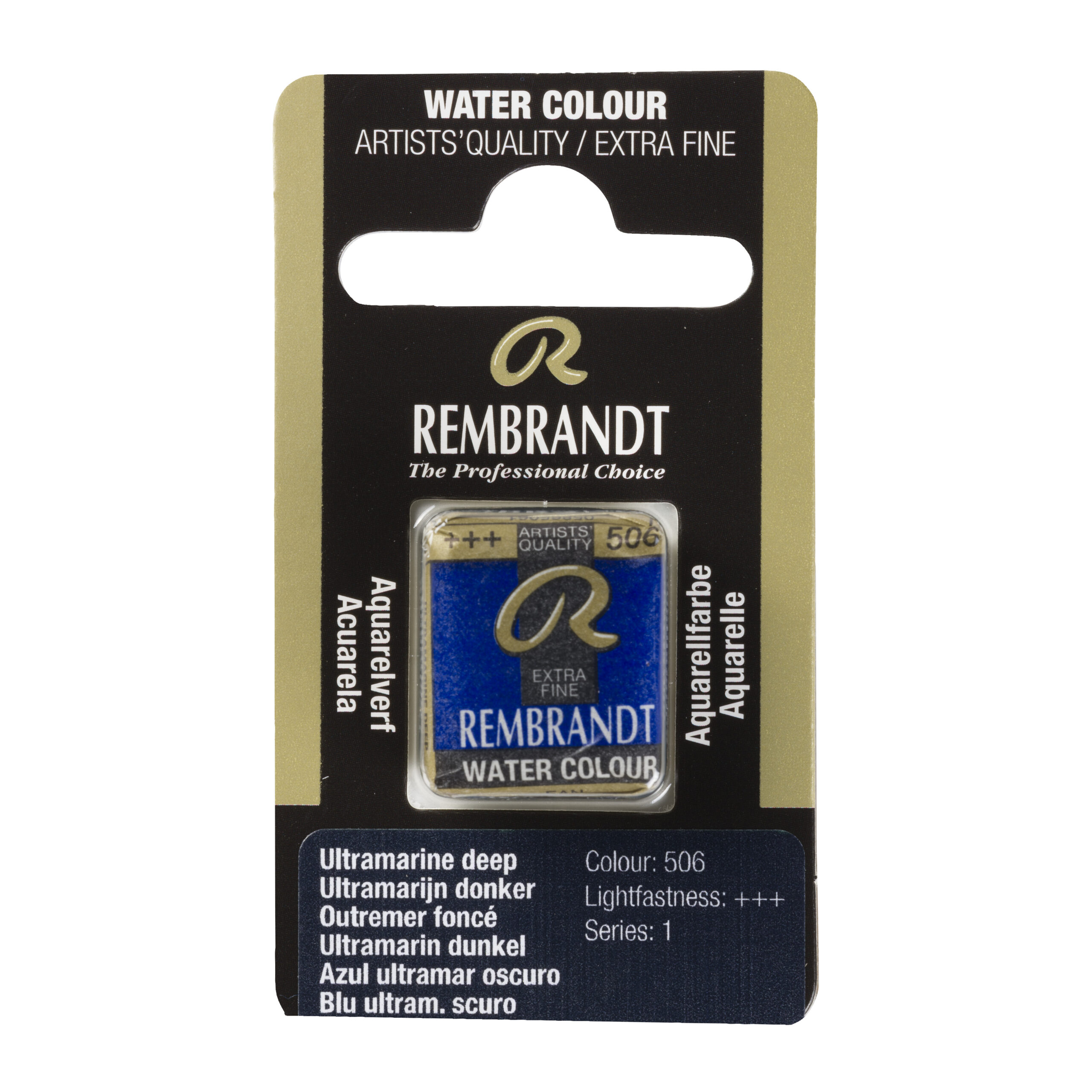 Rembrandt Aquarelverf Napje Ultramarijn Donker 506