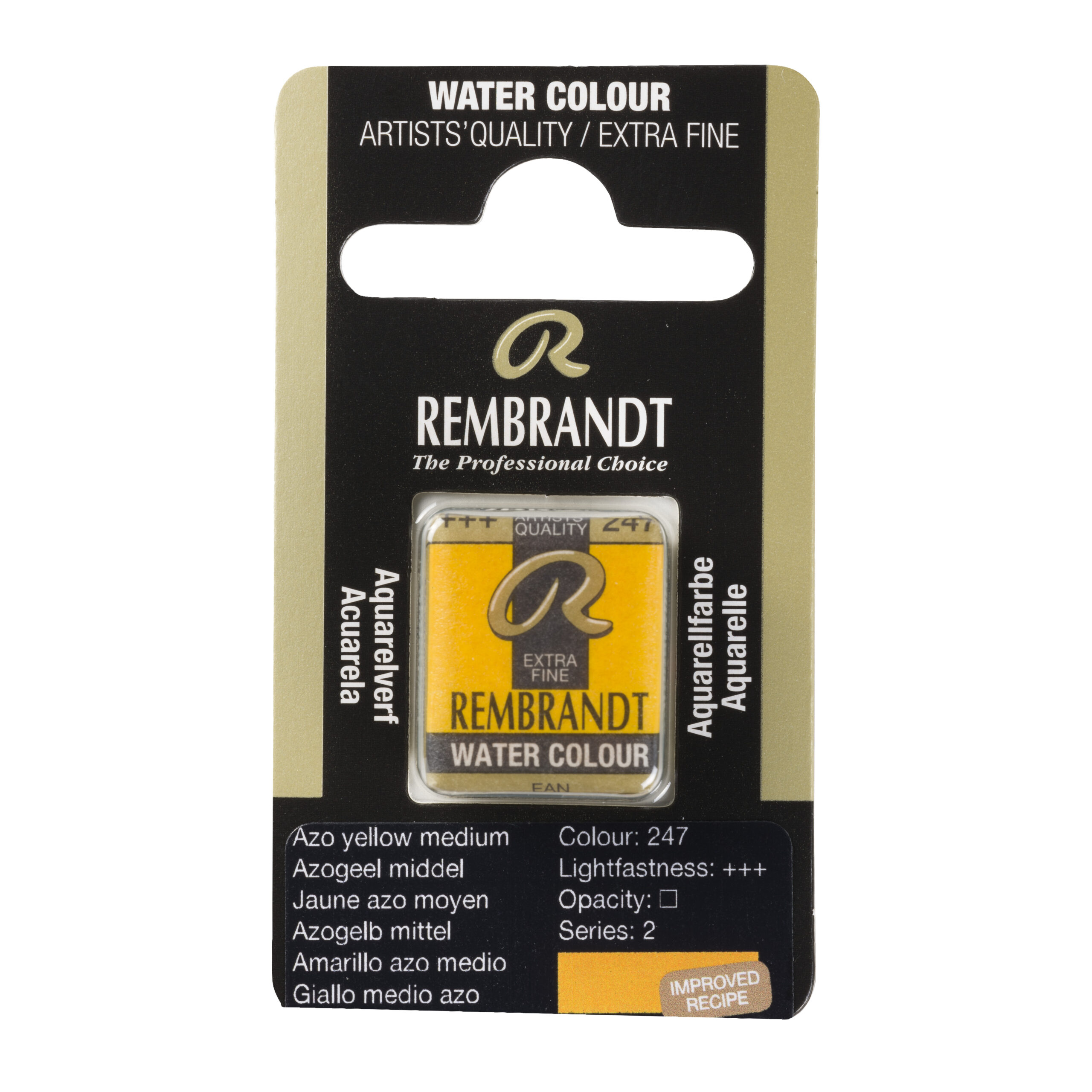 Rembrandt Aquarelverf Napje Azogeel Middel 247