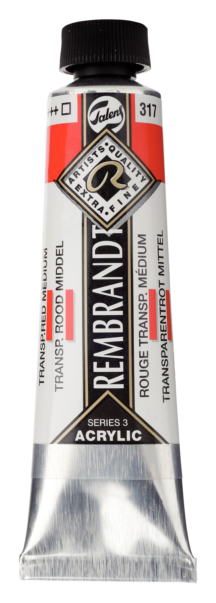 Rembrandt Acrylverf Tube 40 ml Transparantrood Middel 317