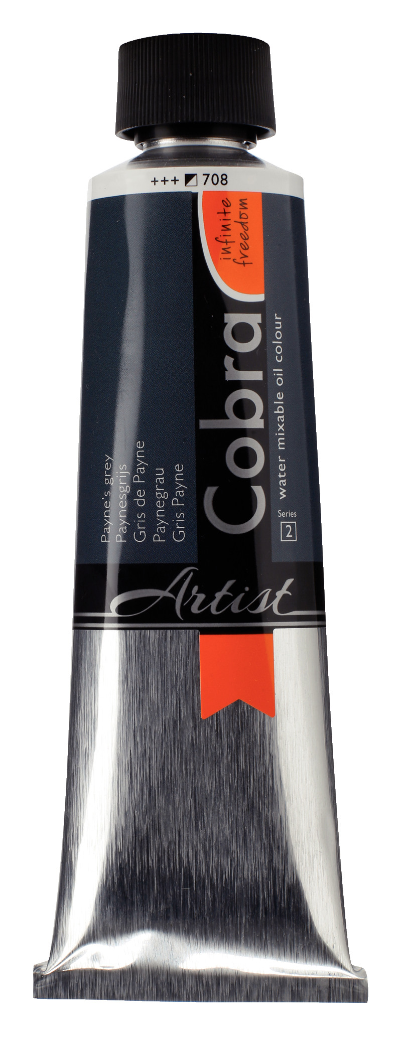 Cobra Artist Water Vermengbare Olieverf Tube 150 ml Paynesgrijs 708