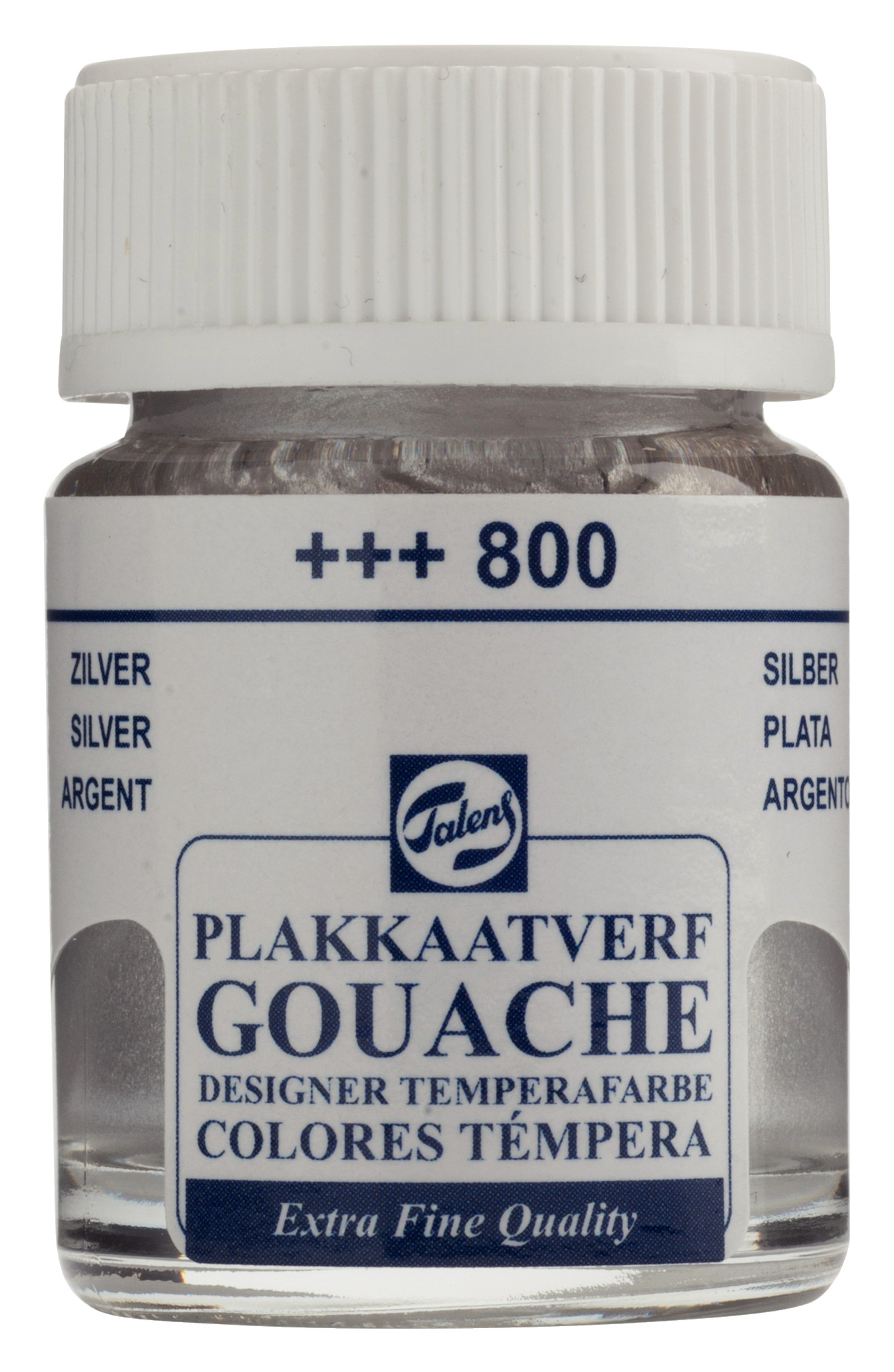 Talens Gouache Extra Fine Quality Fles 16 ml Zilver 800