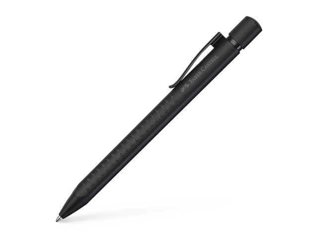 Balpen FC Grip XB All black ergonomische vorm,