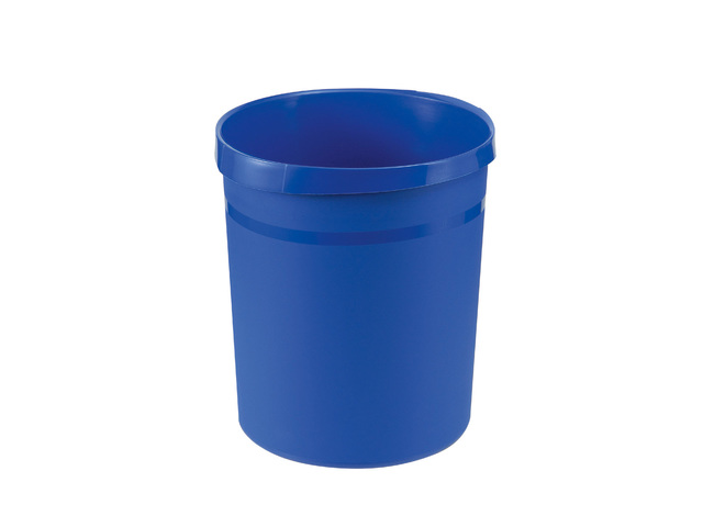 Papierbak HAN Grip 18 liter met 2 grijpranden, blauw