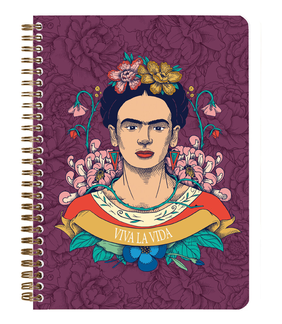 FRIDA KAHLO NOTABK SPIR. A5 74BL L ASS