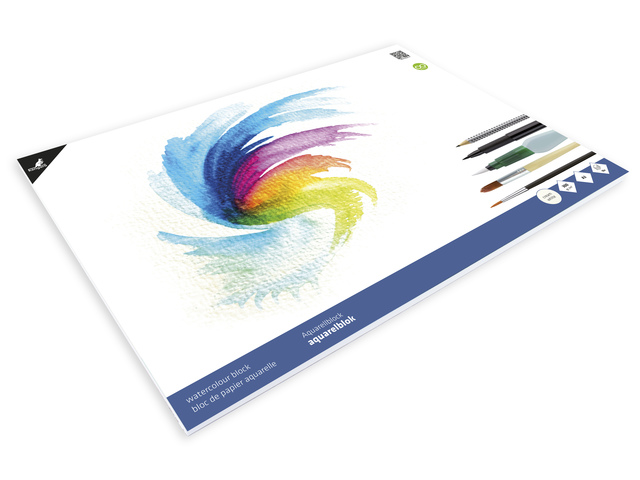 Aquarelpapier Kangaro A3 300 gr 16 vel, roomwit zuurvri