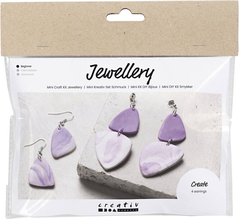 Creativ Mini Hobbyset Sieraden, Gemarmerde oorringen