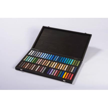BLOCKX 72 Pastels Set Seascape Wooden Box