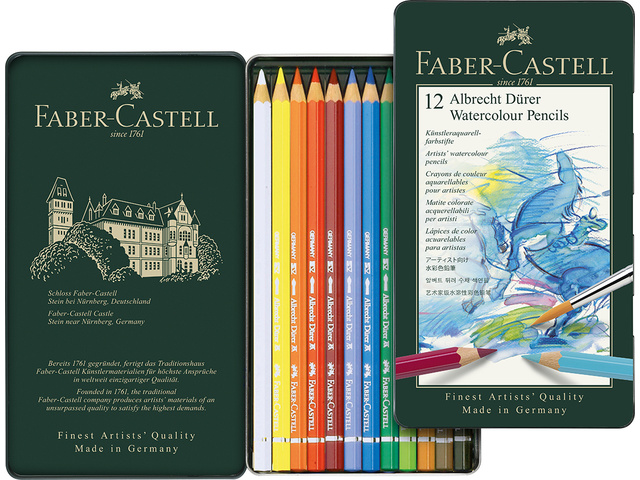 Aquarelpotlood FC A.Durer etui a 12st.