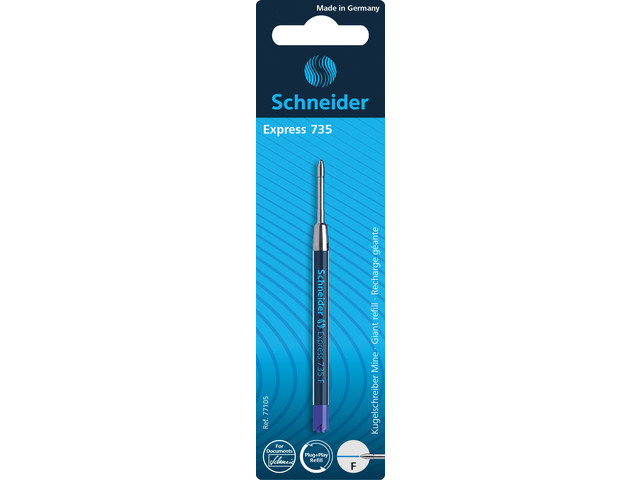 Vulling Schneider Express 735 F blauw op blister