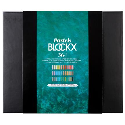 BLOCKX 36 Pastels Set Assorted Wooden Box