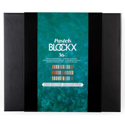 BLOCKX 36 Pastels Set Portrait Tiziana Ceschin Wooden Box