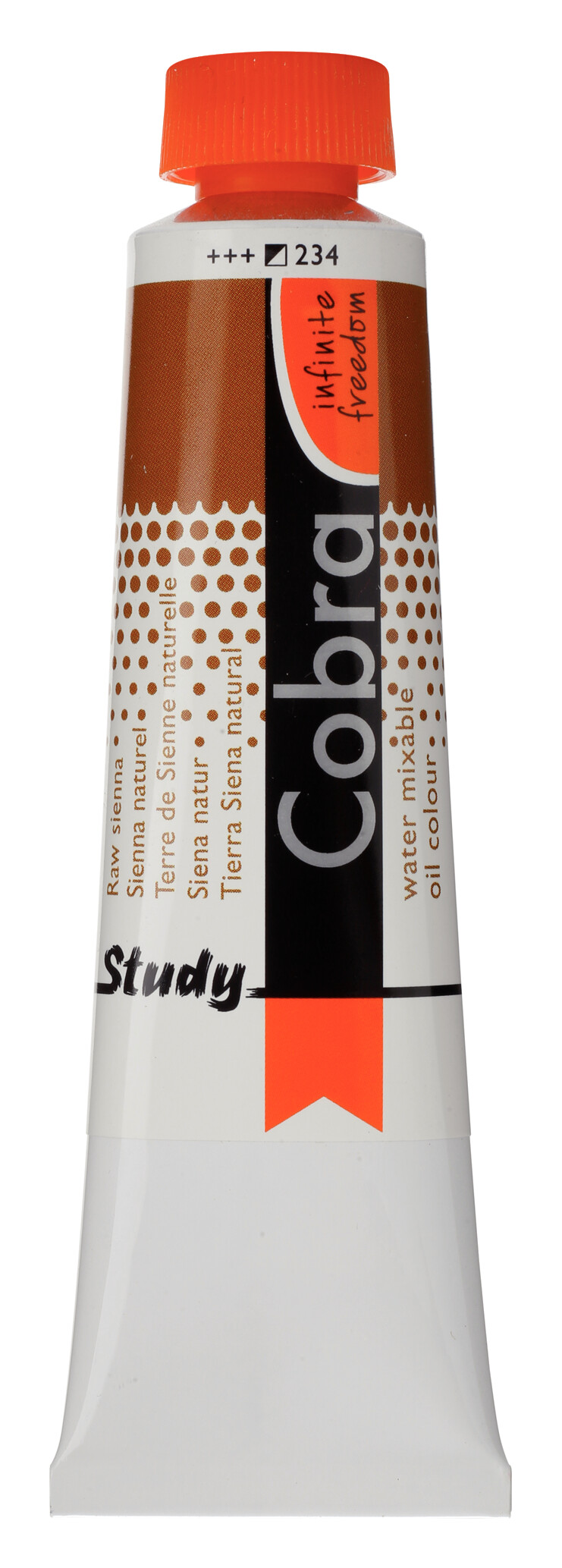 Cobra Study Water Vermengbare Olieverf Tube 40 ml Sienna Naturel 234