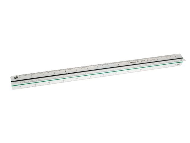 Schaalstok Aristo G bouwkunde, lengte 30 cm