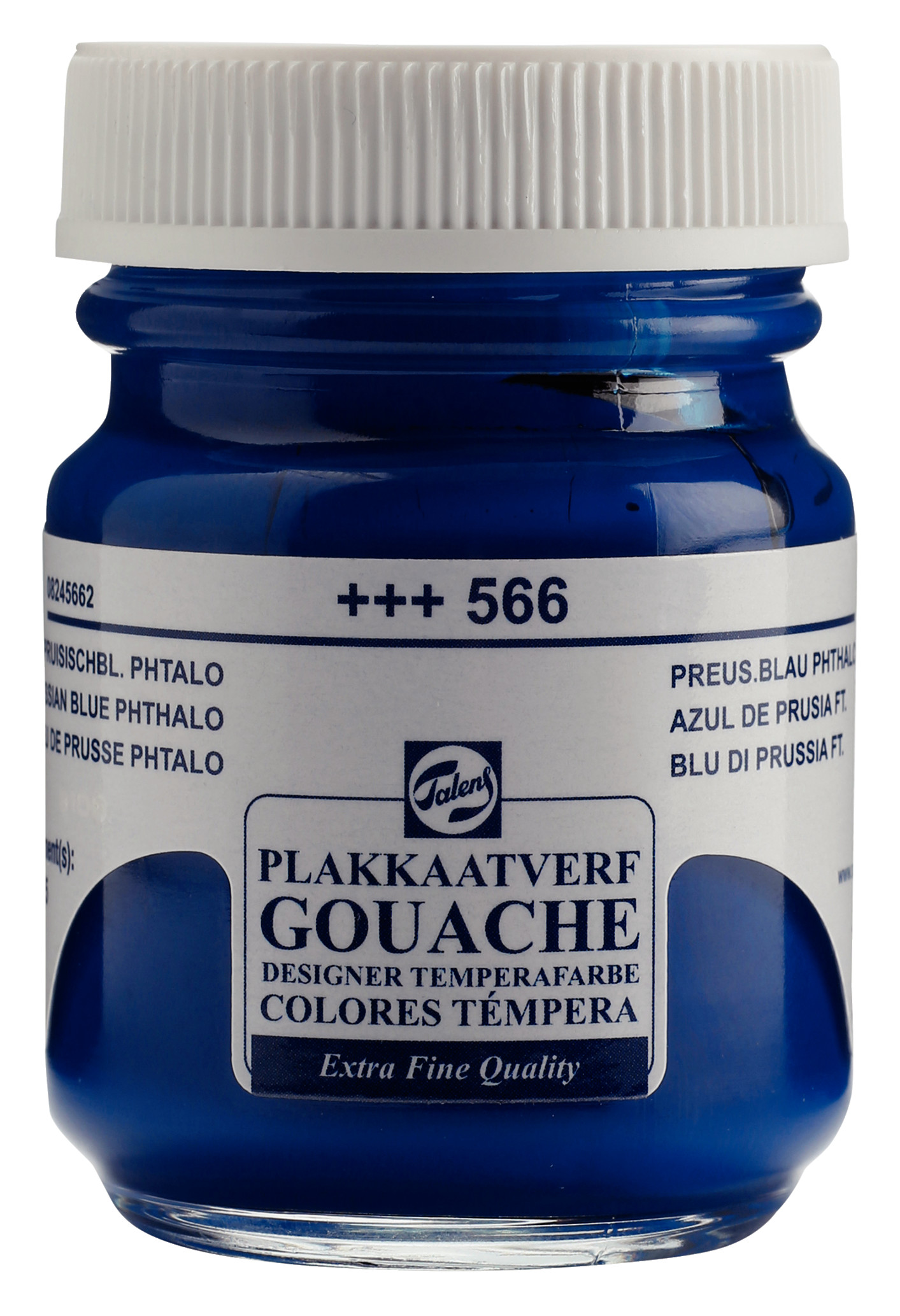 Talens Gouache Extra Fine Quality Fles 50 ml Pruisischblauw (Phtalo) 566