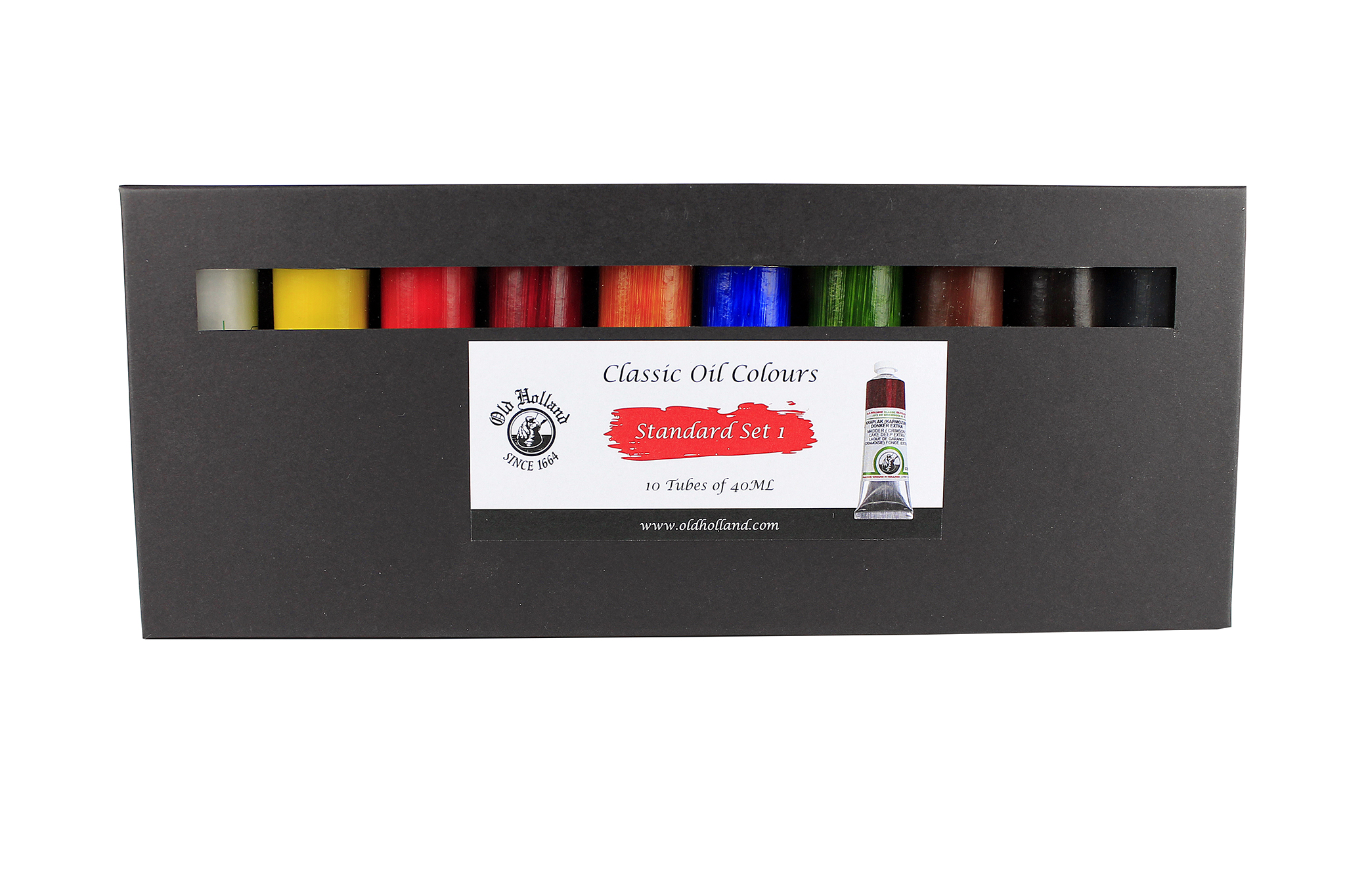 Old Holland Olieverfset Standard 1 met 10 Tubes 40ml
