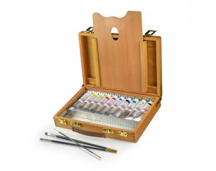 Old Holland - New Masters Acrylic Mahogany Box Set with 10 Tubes of 60ml