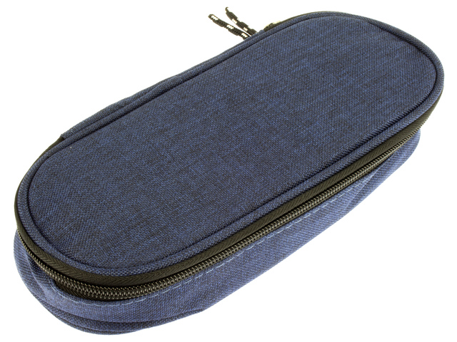 Etui Kangaro met inleg donker blauw ca 22x5x9cm