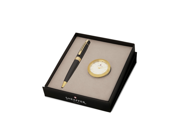 Balpen Giftset SHEAFFER 300 G9314 Glossy black gold