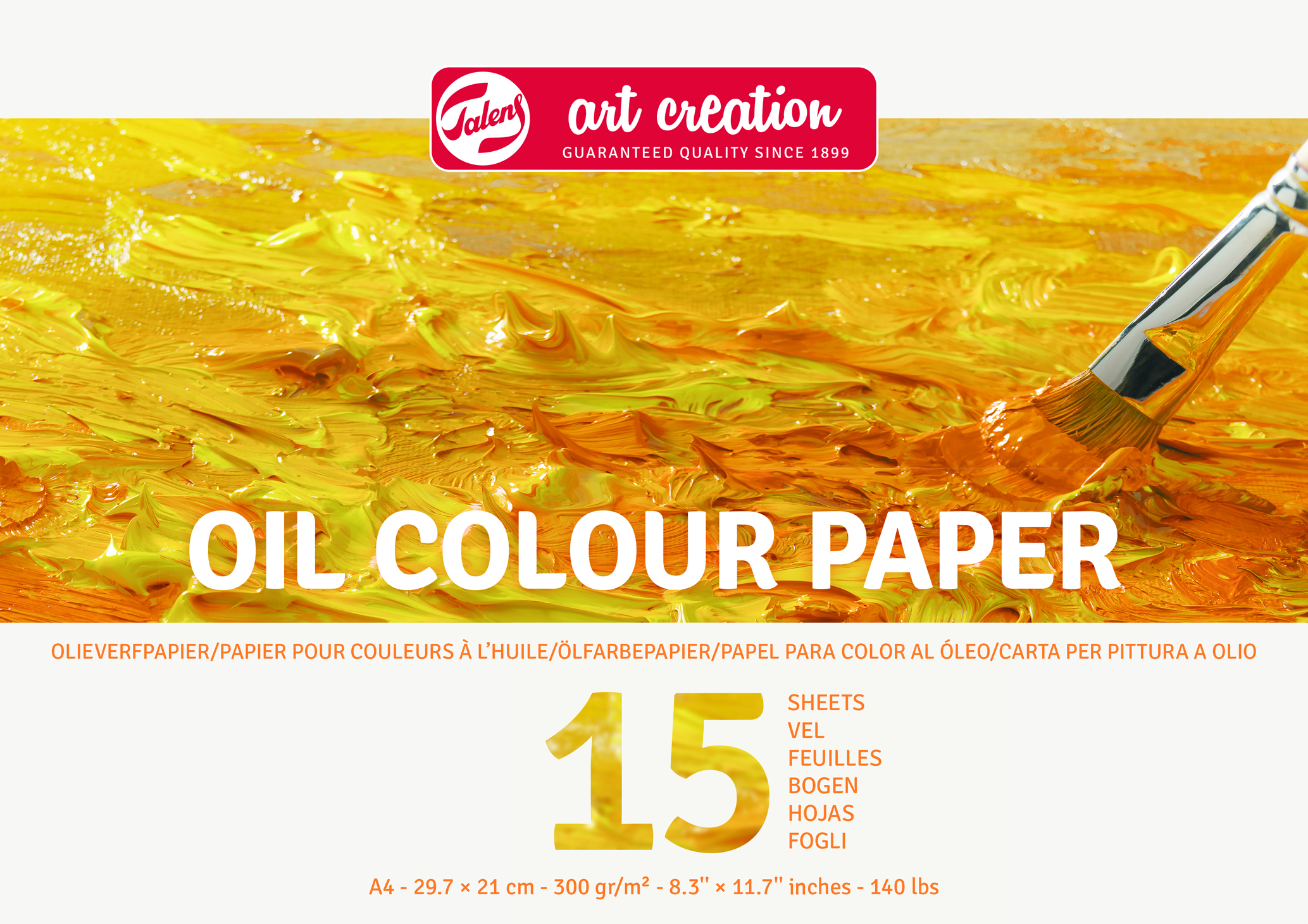Talens Art Creation Olieverfpapier A4 300 g 15 Vellen