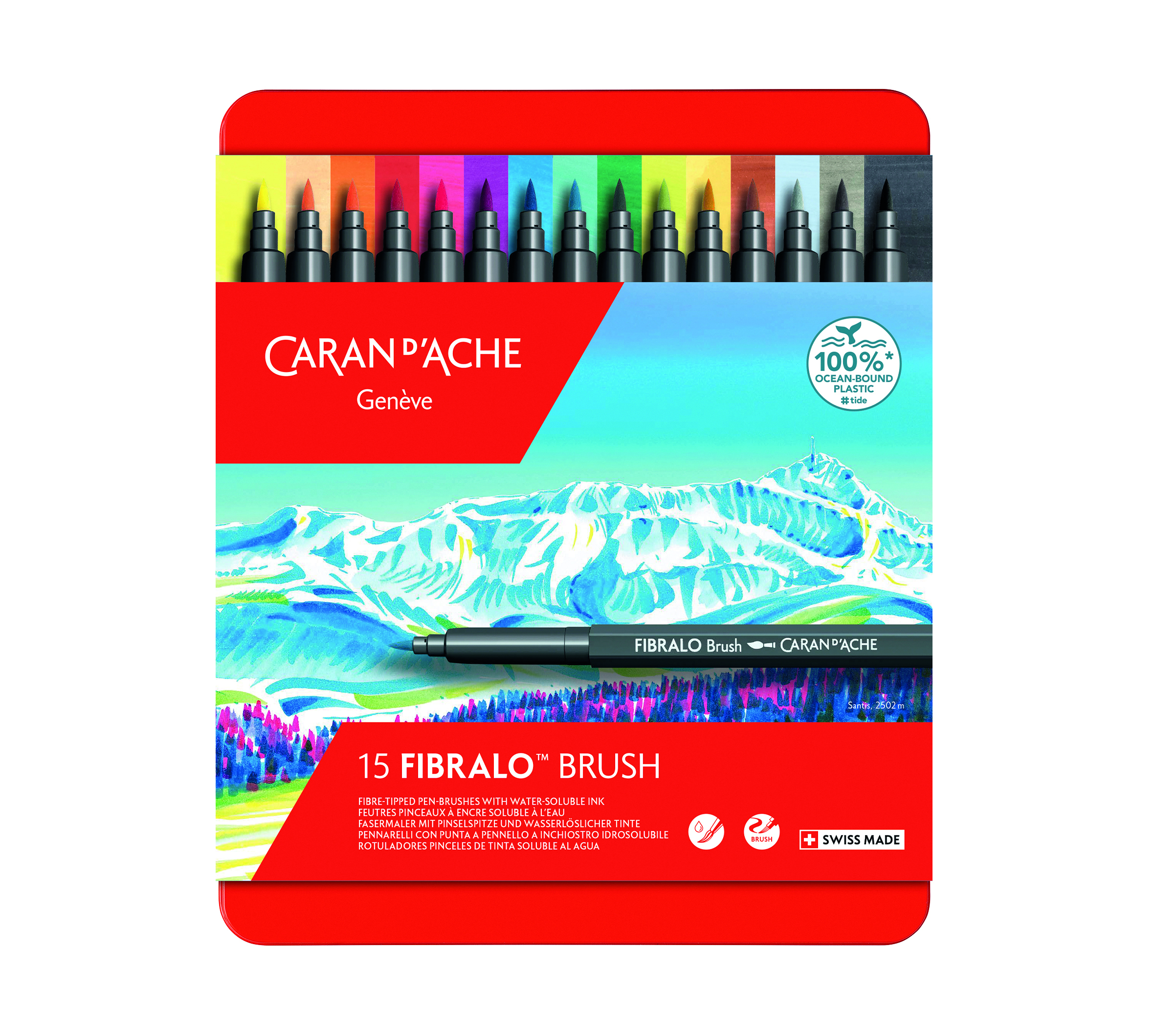 Caran d'Ache FIBRALO BRUSH Pens Sets