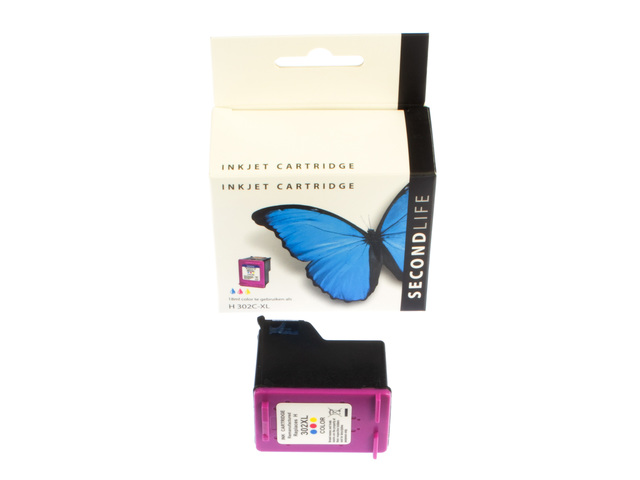 Cartridge SecondLife HP 302 XL kleur