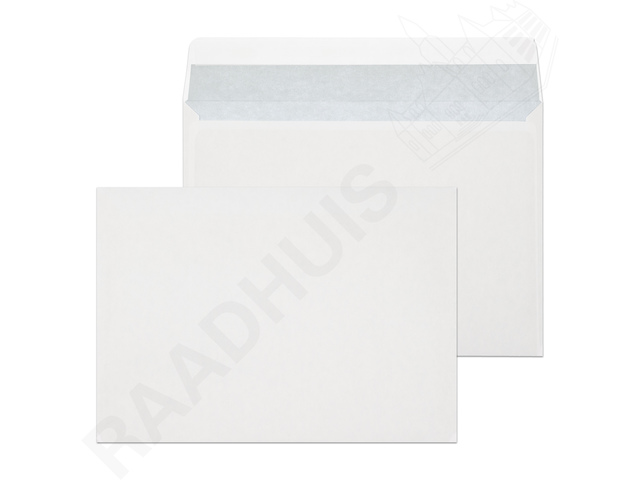 Envelop Raadhuis 156x220 EA5 dienst plakstrip wit 80gr 100s